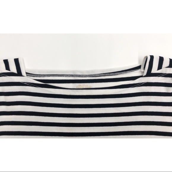 The Vermont Country Store Black/White Stripe Knit - Picture 9 of 12